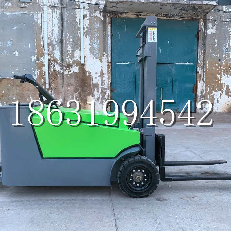 湖西乡小型电动叉车1吨2吨步行站驾式电瓶堆高充电装卸车液压升降车铲车